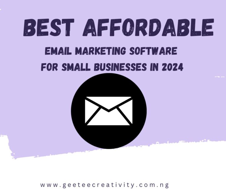 Best and Affordable Email Marketing Software for Small Businesses in2024